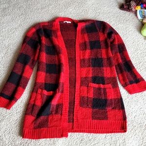 Maurices Buffalo plaid sweater